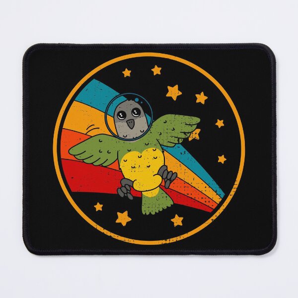 Item preview, Cute Vintage Senegal Parrot Owner Retro Parrot In Space designed and sold by JokeGysen.