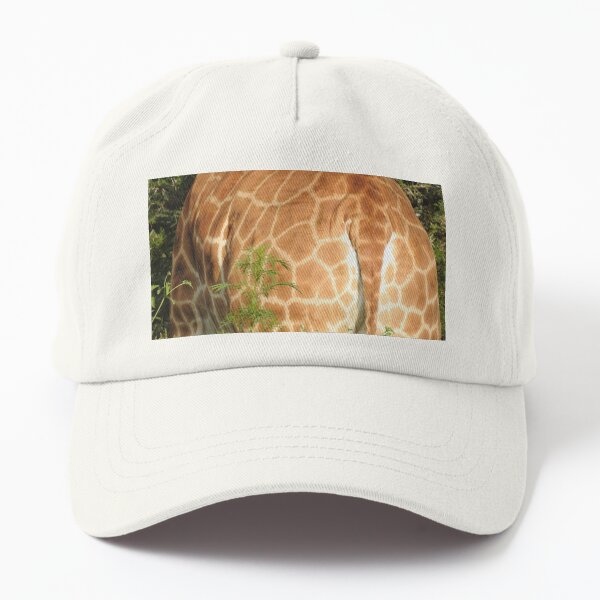 Giraffe at close range Dad Hat
