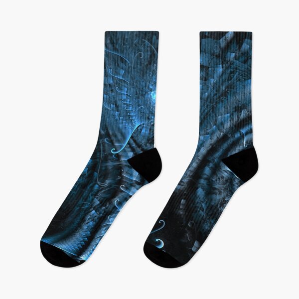 Item preview, ice blue psychedelic fractal design  designed and sold by BelAnnGrey.