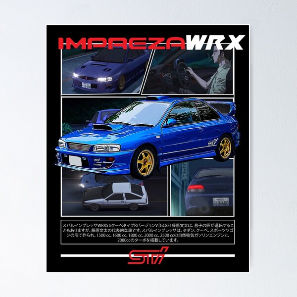 Subaru sends off the WRX STI with Initial D anime-style ad