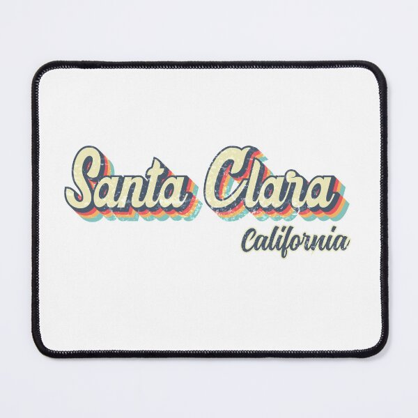 Item preview, Santa Clara City California Retro Vintage 70s rainbow designed and sold by Teelogic.