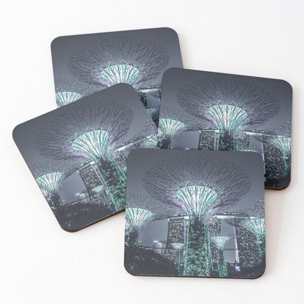 Item preview, Night show Supertree Grove: Singapore designed and sold by debjaynedesign.