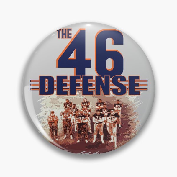 Item preview, 46 Defense - Chi Bears - 1985 - Superbowl (White background) designed and sold by BearDownDesigns.