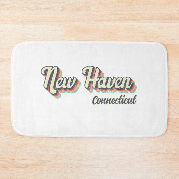 Item preview, New Haven city Connecticut Retro Vintage 70s rainbow designed and sold by Teelogic.