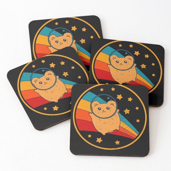 Item preview, Cute Vintage Syrian Hamster Owner Retro Hamster In Space designed and sold by JokeGysen.