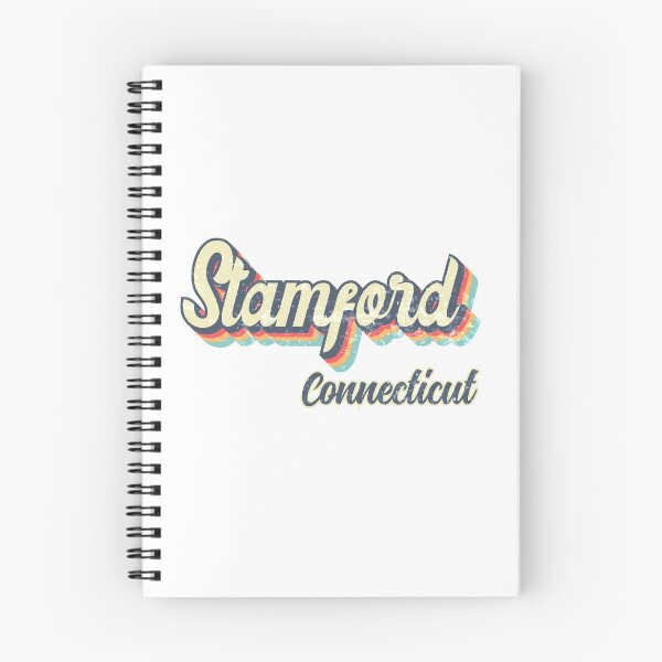 Item preview, Stamford city Connecticut Retro Vintage 70s rainbow designed and sold by Teelogic.
