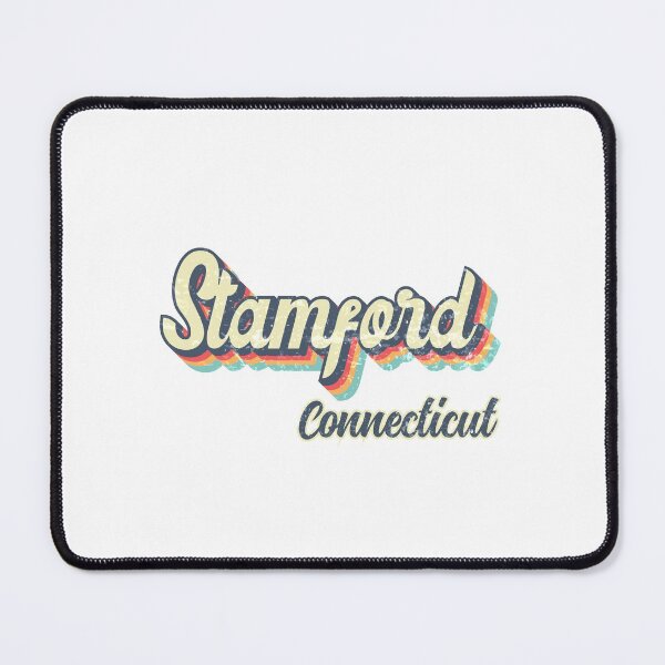 Item preview, Stamford city Connecticut Retro Vintage 70s rainbow designed and sold by Teelogic.