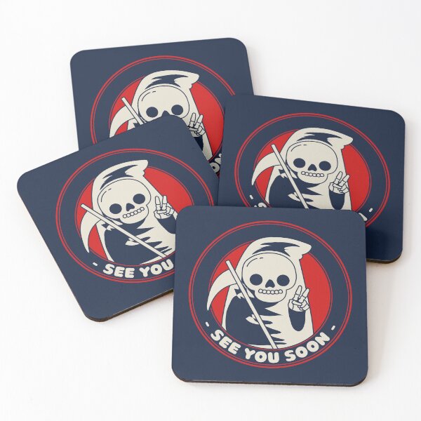 Item preview, Cute Grim Reaper See You Soon designed and sold by MnEmzStudio.