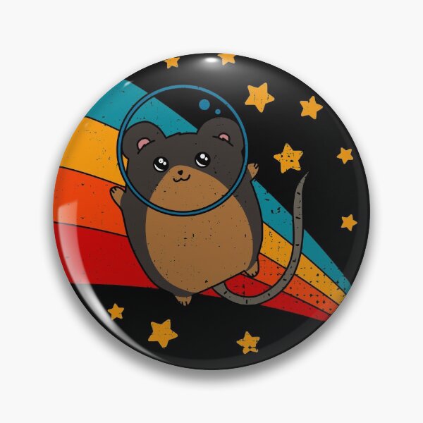 Item preview, Cute Vintage Tan Fancy Mouse Owner Retro Pet Mouse In Space designed and sold by JokeGysen.