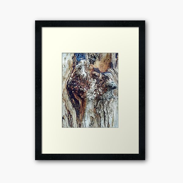 Alien Wood Framed Art Print