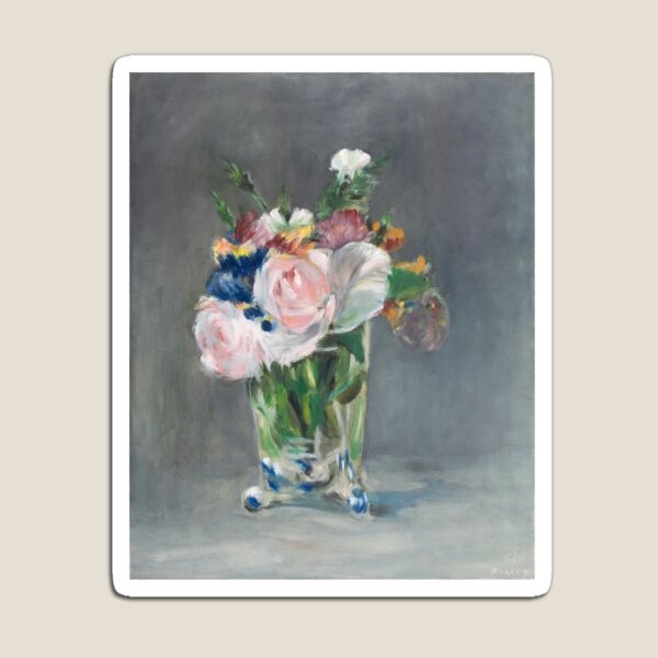 Flowers in a crystal vase Magnet