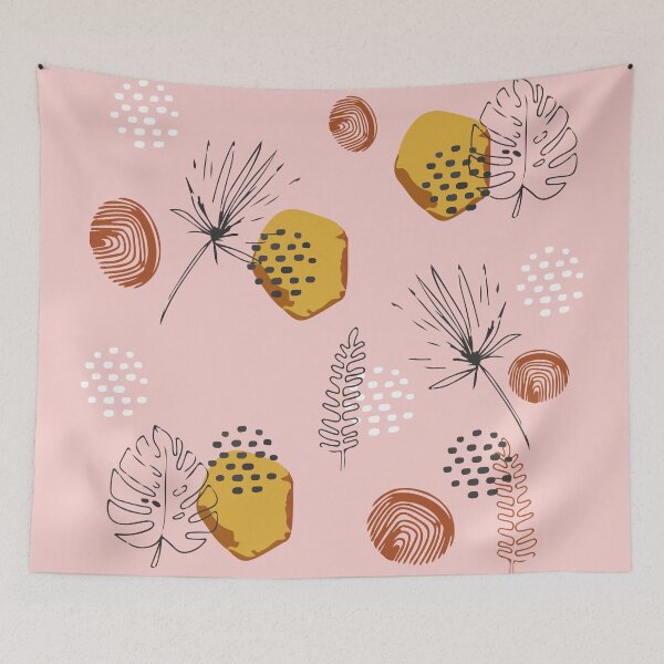 Item preview, Floral Tropical boho pattern designed and sold by LIRAZ ZIV.