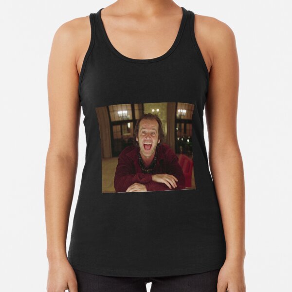 Jack Nicholson The Shining Still - Stanley Kubrick Movie Racerback Tank Top