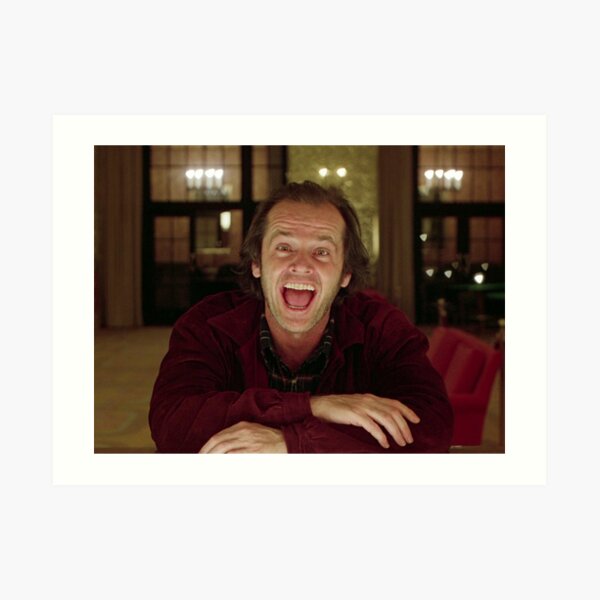 Jack Nicholson The Shining Still - Stanley Kubrick Movie Art Print
