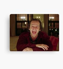 Jack Nicholson The Shining Still - Stanley Kubrick Movie Canvas Print
