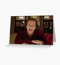 Jack Nicholson The Shining Still - Stanley Kubrick Movie Greeting Card