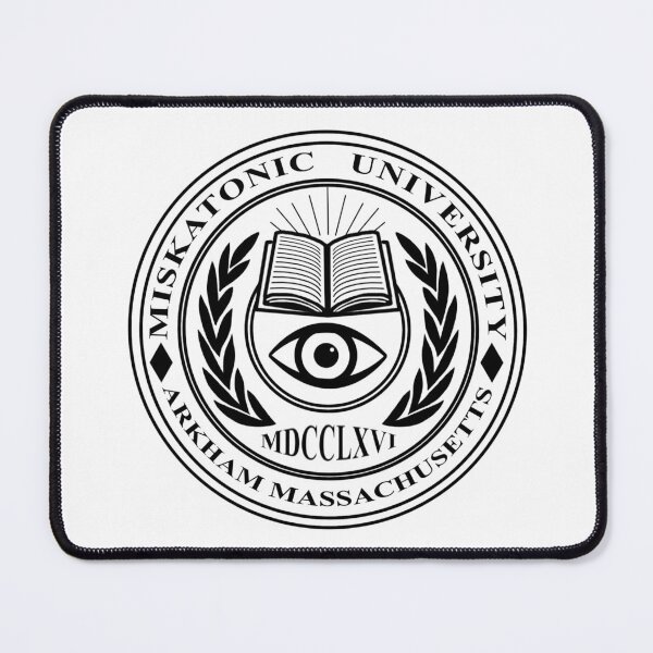 Item preview, Miskatonic University Crest Black - HP Lovecraft designed and sold by Duckfield.