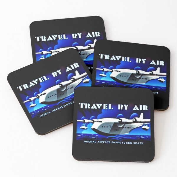 Item preview, TRAVEL BY AIR - IMPERIAL AIRWAYS FLYING BOATS - ADVERT designed and sold by ThrowbackAds.