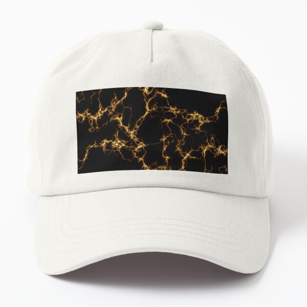 Elegant Marble style3 - Black Gold Dad Hat