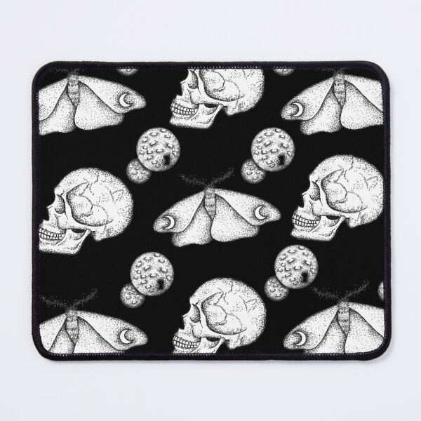 Item preview, Moth + Skull  designed and sold by wanderingmoonco.