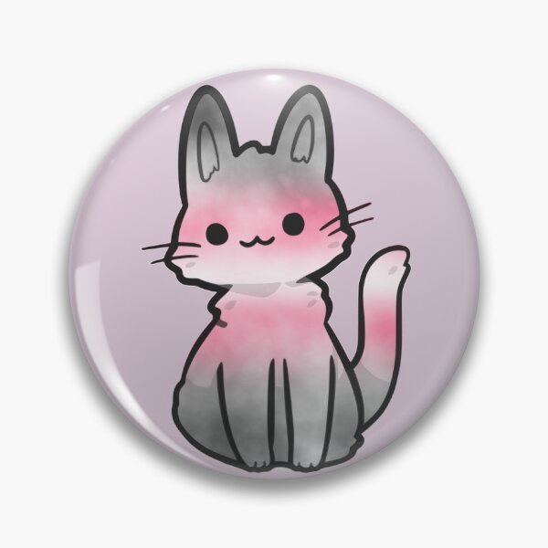 Item preview, Watercolour Cat Subtle Abstract Demigirl Pride Flag designed and sold by cashewdays.