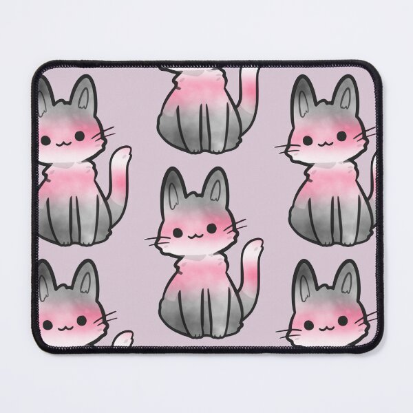 Item preview, Bandera de orgullo de Demigirl abstracta sutil de gato acuarela designed and sold by cashewdays.