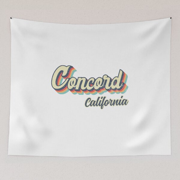 Item preview, Concord City California Retro Vintage 70s rainbow designed and sold by Teelogic.