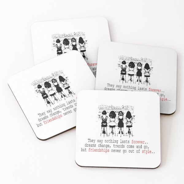 Carrie & friends! Coasters (Set of 4)