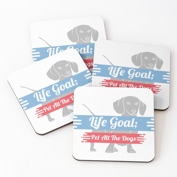 Item preview, Funny Life Goal Pet All The Dogs, Dog Lovers, cute dog gifts designed and sold by freeman1314.