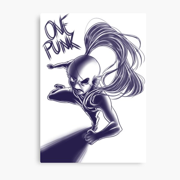 UNDERTALE - One Punk Metal Print