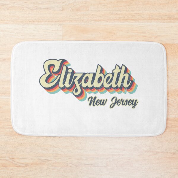 Item preview, Elizabeth city New Jersey Retro Vintage 70s rainbow designed and sold by Teelogic.