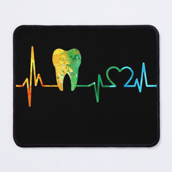 Item preview, DENTAL HEARTBEAT WATERCOLOR, DENTAL WATERCOLOR, DENTAL HEARTBEAT designed and sold by WinghiDesign.