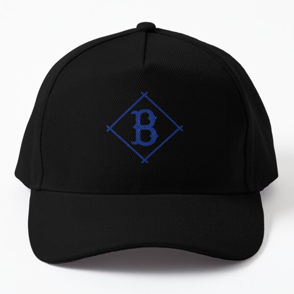 Defunct Brooklyn Dodgers baseball team emblem scratched style Cap