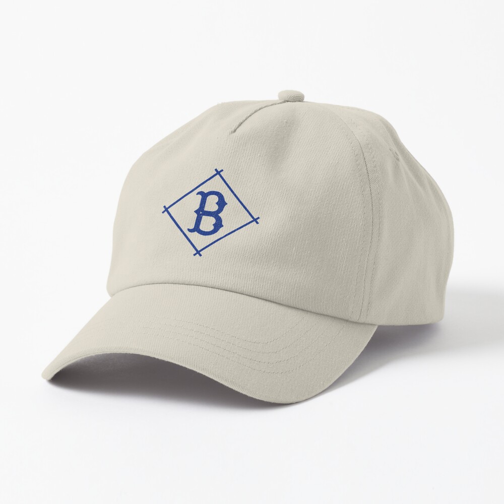 Defunct Brooklyn Dodgers baseball team emblem scratched style Cap