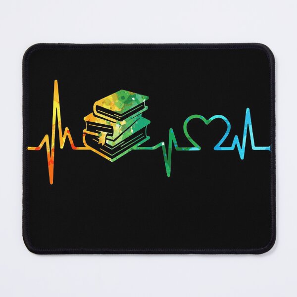 Item preview, LIBRARIAN HEARTBEAT WATERCOLOR, LIBRARIAN HEARTBEAT , LIBRARIAN WATERCOLOR designed and sold by WinghiDesign.