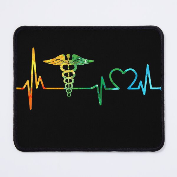 Item preview, NURSE HEARTBEAT WATERCOLOR, NURSE WATERCOLOR, NURSE HEARTBEAT designed and sold by WinghiDesign.