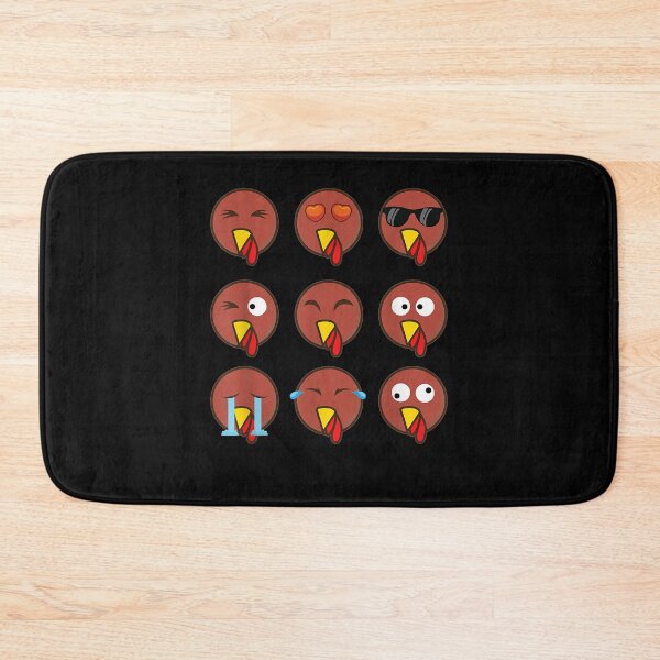 Item preview, Funny Turkey Face Icon Thanksgiving Day  designed and sold by JethroShop.