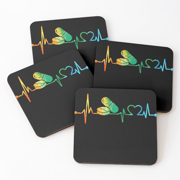 Item preview, PHARMACIST HEARTBEAT WATERCOLOR, PHARMACIST HEARTBEAT , PHARMACIST WATERCOLOR designed and sold by WinghiDesign.