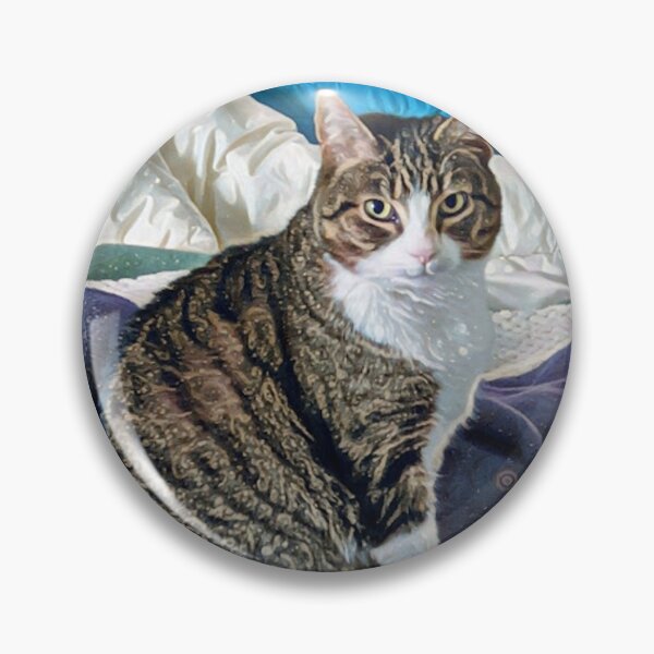 Item preview, Retrato de gato designed and sold by zukeyzuke.