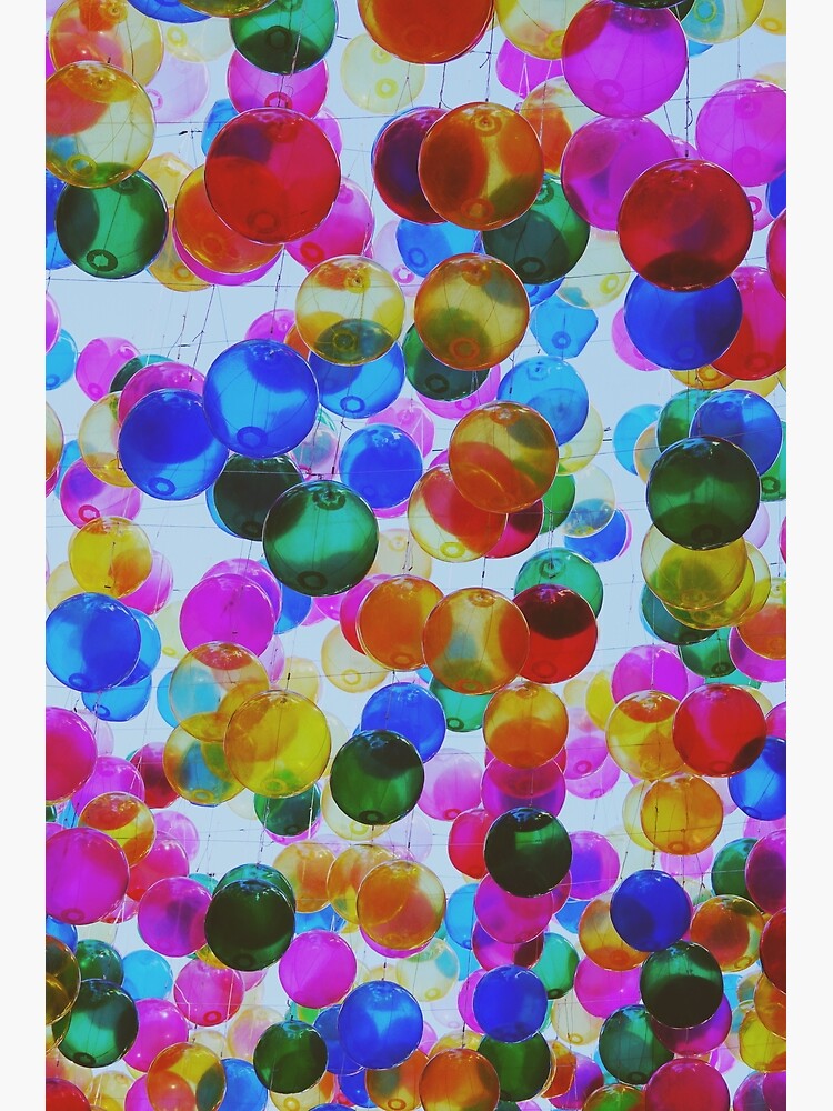 "Colorful plastic balls ceiling" Poster for Sale by CarolinaReina Redbubble