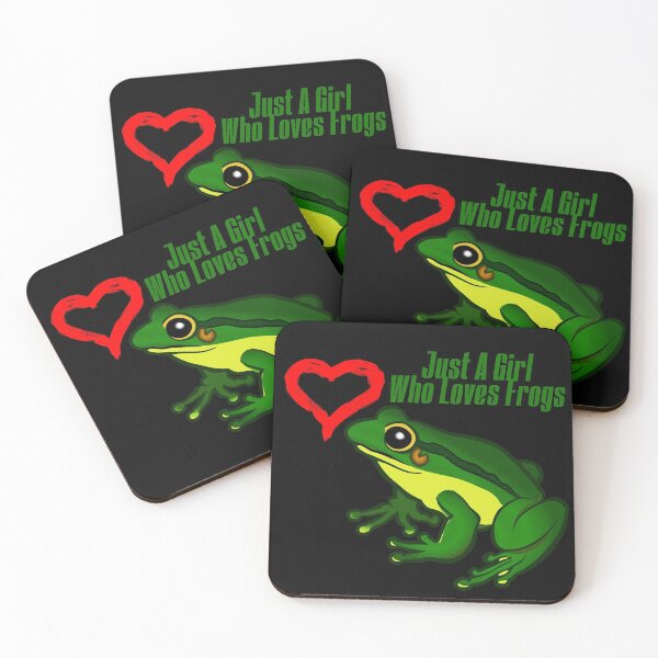 Item preview, Just A Girl Who Loves Frogs designed and sold by NuarzDesign.