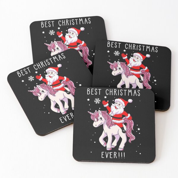 Item preview, Santa Unicorn Christmas, Best Christmas Ever, Santa With Unicorn Xmas Gift Tee  designed and sold by CapitalDesignss.