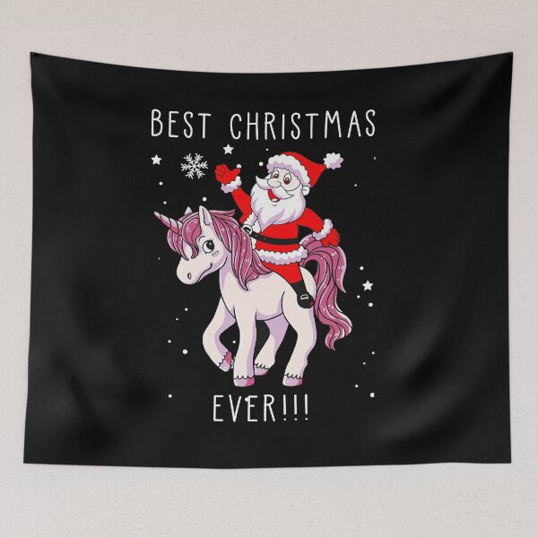 Item preview, Santa Unicorn Christmas, Best Christmas Ever, Santa With Unicorn Xmas Gift Tee  designed and sold by CapitalDesignss.