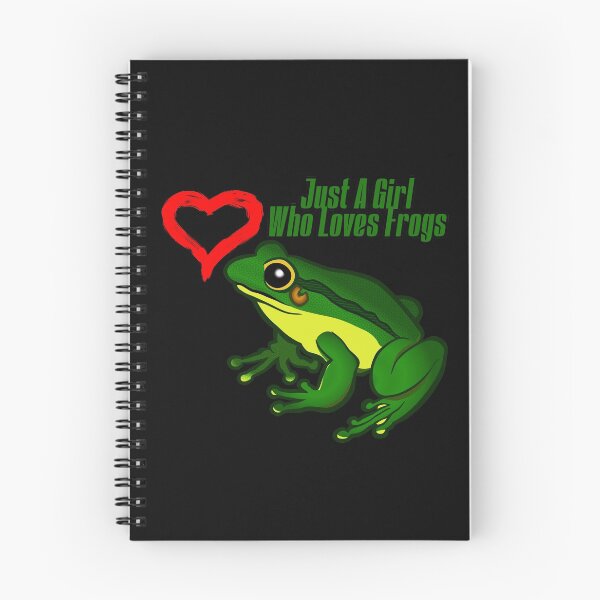 Item preview, Just A Girl Who Loves Frogs designed and sold by NuarzDesign.