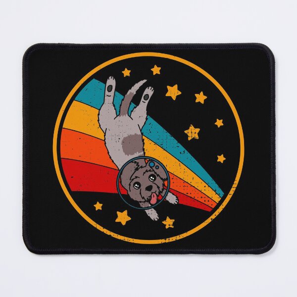 Item preview, Cute Vintage wirehaired pointing griffon Owner Retro Dog In Space designed and sold by JokeGysen.