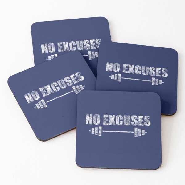 Item preview, No Excuses - Gym Motivation Fitness designed and sold by GabriellyLessa.