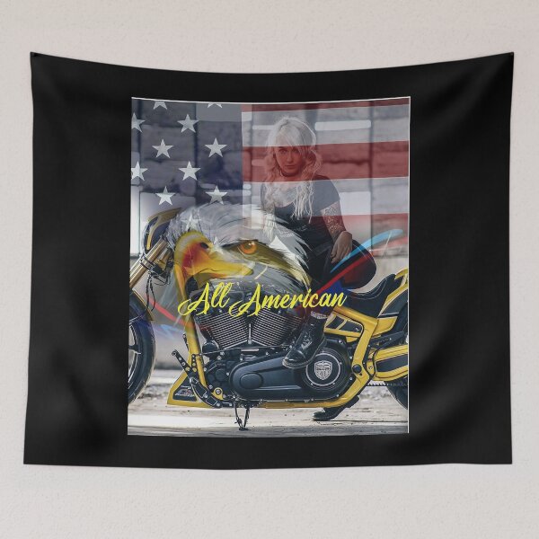 Item preview, All American Biker Chick  designed and sold by adamstore0015.