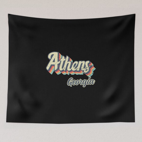 Item preview, Athens city Georgia Retro Vintage 70s rainbow designed and sold by Teelogic.