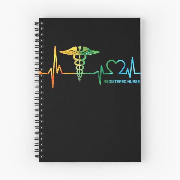 Item preview, REGISTERED NURSE HEARTBEAT WATERCOLOR, REGISTERED NURSE HEARTBEAT , REGISTERED NURSE WATERCOLOR designed and sold by WinghiDesign.