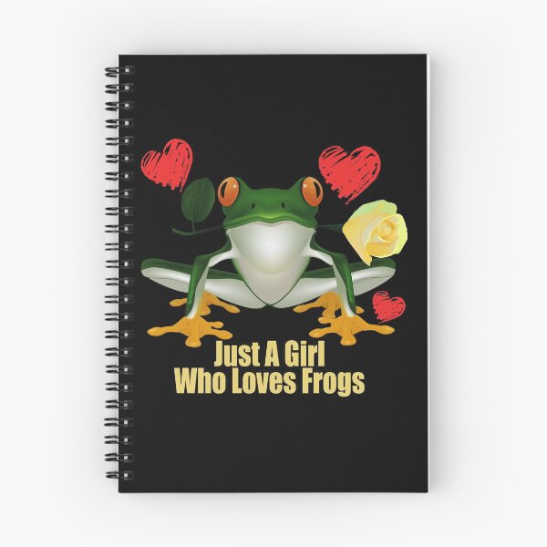 Item preview, Just A Girl Who Loves Frogs designed and sold by NuarzDesign.